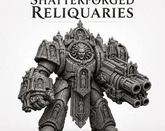 Shatterforged Reliquaries - Marble Legion Gothic Sci-Fi Resin Heavy Infantry - 2 Poses