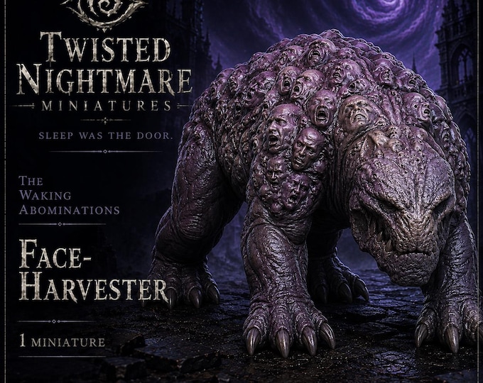 Face-Harvester - Twisted Nightmare Resin Horror Monster - HGM Exclusive