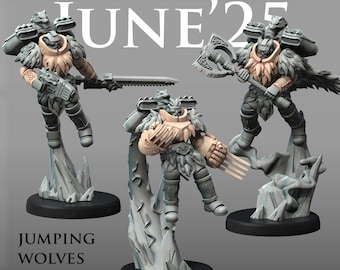 Space Wolves Claws Battle Force - Celtic - Sci-Fi Grimdark - Resin Miniature