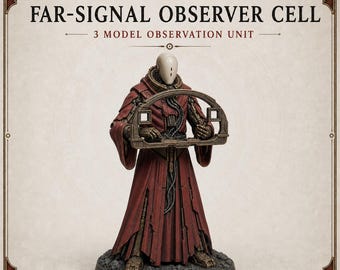 Hollow Legion — Far-Signal Observer Cell | 3 Resin Miniatures | HGM Exclusive