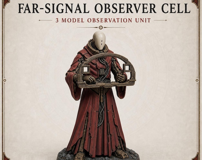 Hollow Legion — Far-Signal Observer Cell | 3 Resin Miniatures | HGM Exclusive
