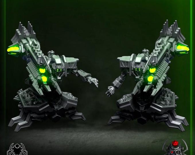Metal Born Heavy Anyhylyator on Mobile Platform - Eight Legs Miniatures - Tabletop Wargaming for Grimdark | Alternative | OPR Sci-Fi mini