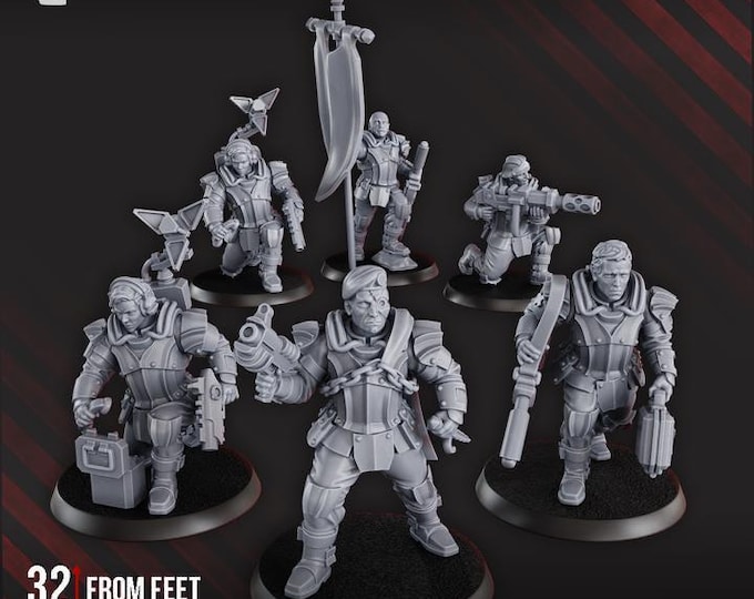 Phaeton Guard Special Forces - Grimdark - DakkaDakka - Sci-Fi Grimdark Resin Miniature