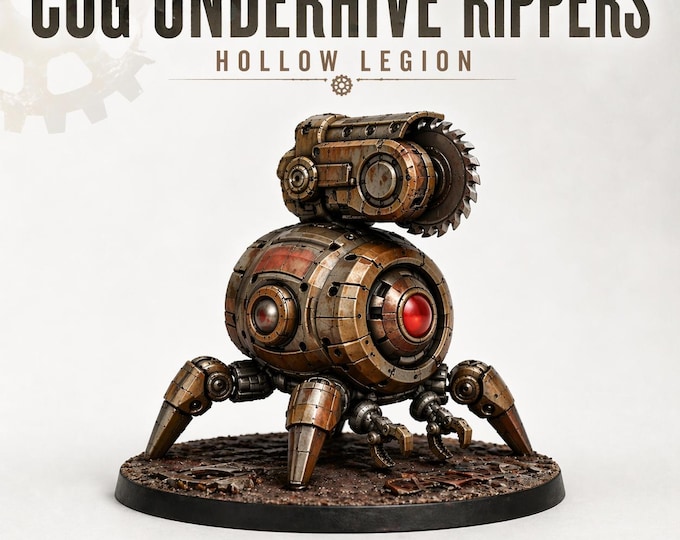 Cog Underhive Rippers | Choose 1, 5, 10 or 20 Hollow Legion Resin Miniatures | HGM Exclusive