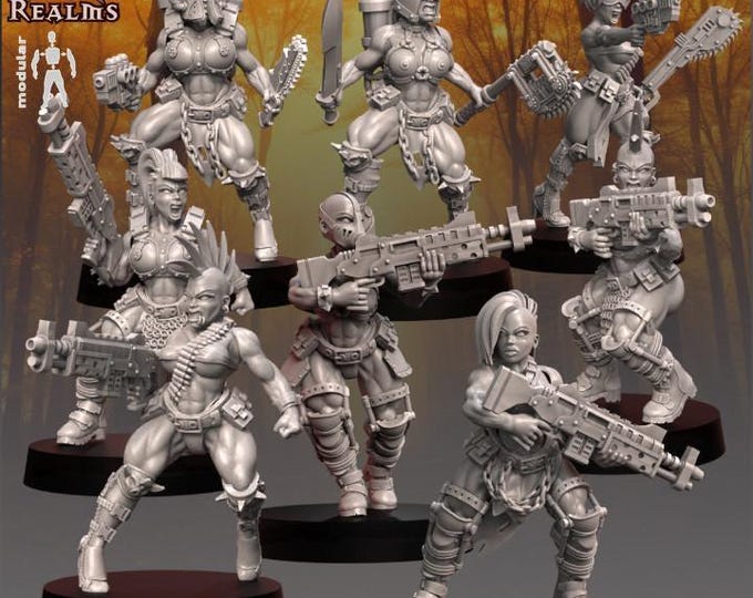 Post Apocalypse Raiders – Across The Realms – Sci-Fi – Resin Unit