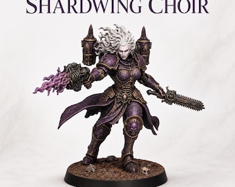 Chaos of Excess - Shardwing Choir - Marble Legion - Highland Gaming Minis Exclusive Compatible with Legion Wars OPR Grimdark