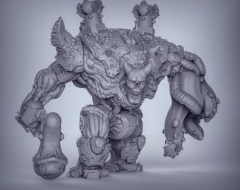 Chaos Dreadnought Close Combat and Ranged - Duncan Shadow - Sci-Fi - Resin Vehicle