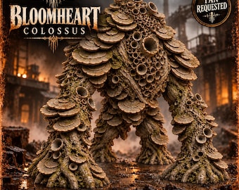 Bloomheart Colossus | 32-120mm Fungal Horror Resin Miniature | Hollow Bloom HGM Exclusive