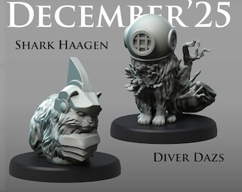 Haagen and Daz Minatures - Printerra Studios - Sci-Fi Grimdark - Resin Miniature