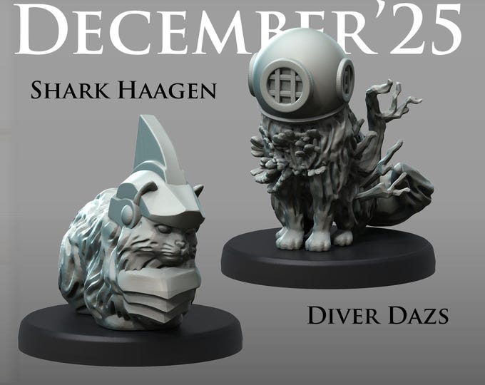 Haagen and Daz Minatures - Printerra Studios - Sci-Fi Grimdark - Resin Miniature