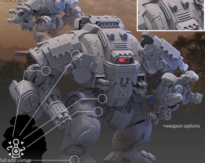 Dreadkong Walker - Across the Realms Licensed Resin Mech Miniature