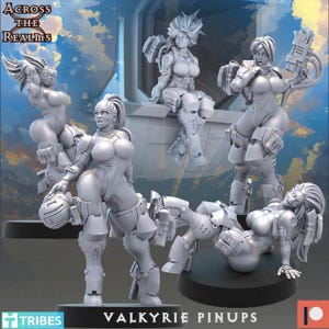 Valkyrie Pinups - Across the Realms - Tabletop Wargaming for Grimdark | OPR | Sci-fi