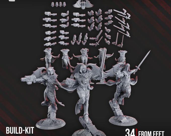 War Sisters Novice Squad (build kit) - | Grimdark - DakkaDakka - Fantasy Squad Miniatures