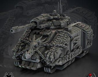 Flame Lizard Heavy Hover Punisher APC – Eight Legs Miniatures – Sci-Fi – Resin Unit