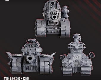 Gobbo Wagons Space Orks - Grimdark - DakkaDakka - Fantasy Resin Miniature