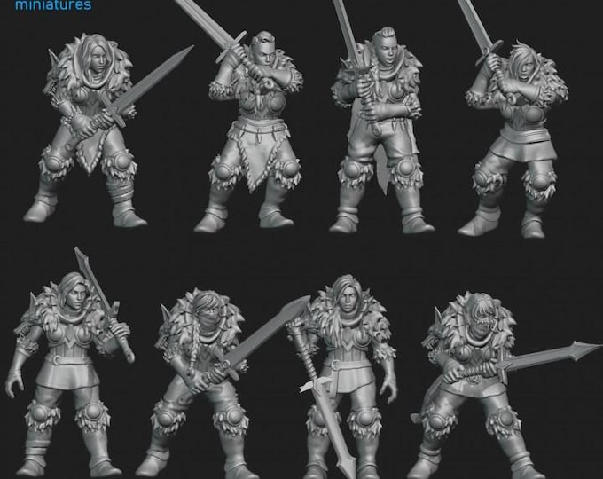 Sisters of the Wolf - Frigid Miniatures - Tabletop Wargaming for Grimdark | Alternative  | OPR Sci-Fi mini