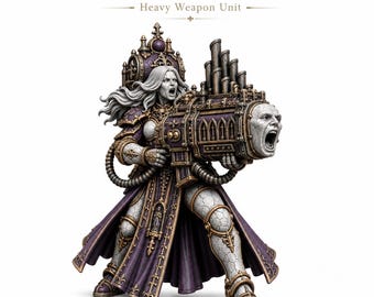 Fallen Sisters - Votive Gun Choir  - Marble Legion - Legion Wars - Exclusive Highland Gaming Minis Tabletop Wargaming Multi-Verse Grimdark
