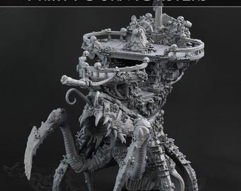 Shrimp Ship | Fantasy Miniature | Print your Monster | PathFinder | Mini | Tabletop Wargaming | Dungeons and Dragons | Resin | Fantasy | RPG