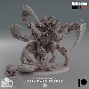 Yeti Crab Miniature - Deep Hive - Oshounaminis - Tabletop wargaming miniature for Grimdark OPR | Sci-fi | Alien | Bug |  3D Printed Mini