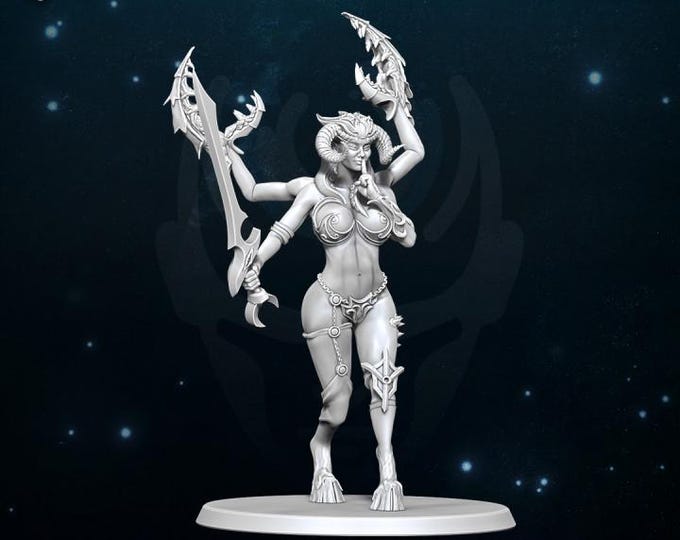 Mysterious Mistress Demon of Excess - Wildmesh - Tabletop Wargaming for Grimdark | Alternative  | OPR Sci-Fi mini