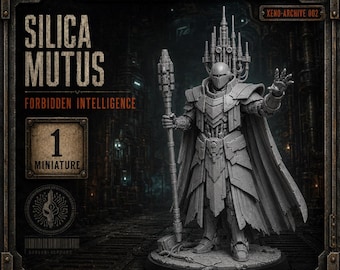 Silica Mutus | Choose 1 of 5 HGM Underworks Sci-Fi Construct Poses | Physical Resin Miniature
