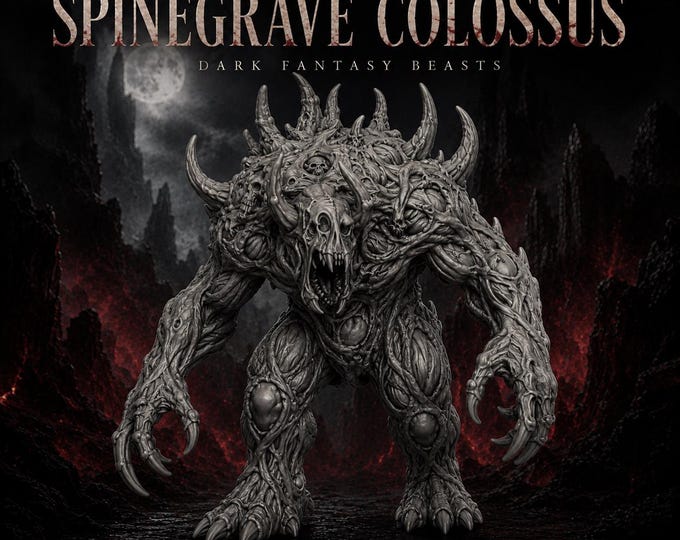 Spinegrave Colossus - HGM Exclusive Resin Dark Fantasy Monster Miniature