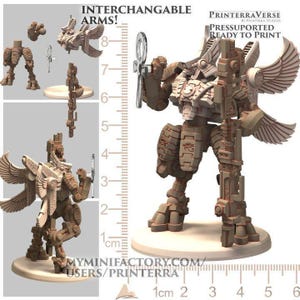 Commander Farhorus – Printerra Studios-licensierad Sci-Fi Grimdark-resinminiatyr