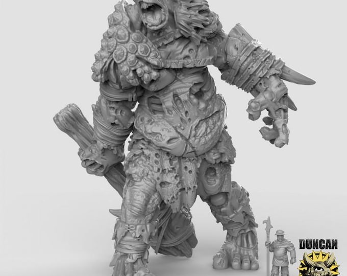 Chaos Titan Undead | Duncan Shadow | PathFinder | Mini | Tabletop Wargaming | Dungeons and Dragons | Resin | Fantasy | RPG