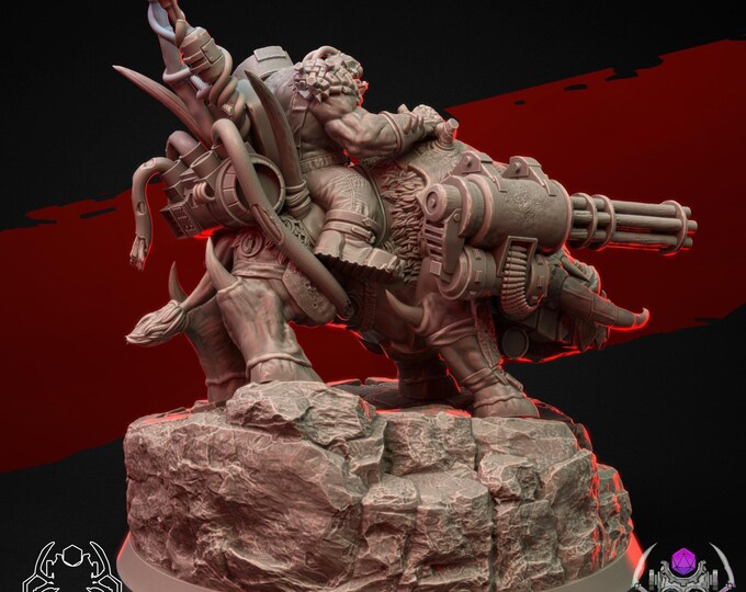 Ork Raider – Eight Legs Miniatures – Sci-Fi – Resin Unit