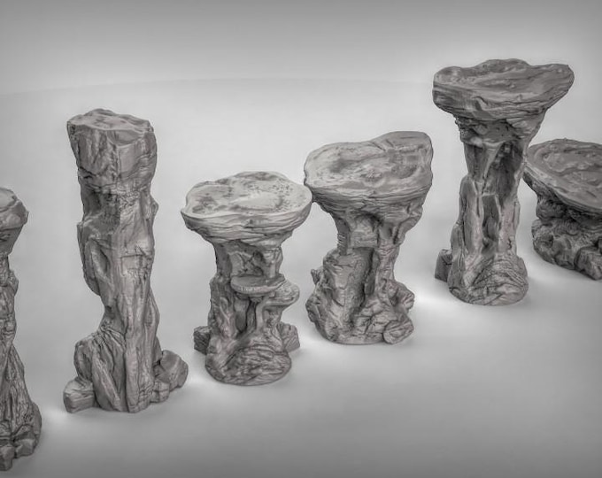 Rock Platform Terrain miniature Wargaming scenery  | Duncan Shadow| PathFinder | Mini | Tabletop Wargaming Dungeons and Dragons Fantasy RPG