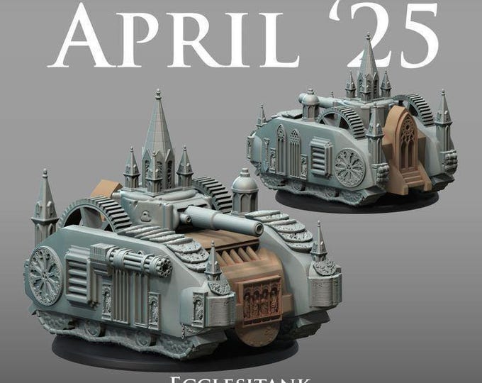 Gospel Defender Ecclesitank battle sisters - Bethazark - Sci-Fi Grimdark - Resin Miniature