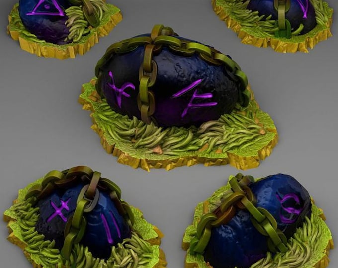 Dangerous Magic Stones Scatter Terrain Objectives - Fantastic Plants & Rocks - Fantasy Terrain Set