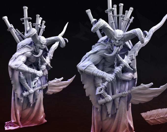 Cursed Monks - Fantasy Miniature  - Mini Monster Mayhem - Tabletop Wargaming for Grimdark | OPR Sci-Fi & Fantasy Resin Mini