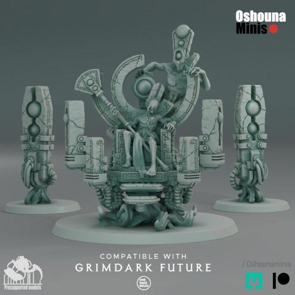 Last Living King - Doomed Empire - Oshounaminis - GrimDark Compatible Miniatures for Wargaming & RPG