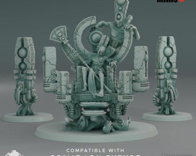 Last Living King - Doomed Empire - Oshounaminis - GrimDark Compatible Miniatures for Wargaming & RPG