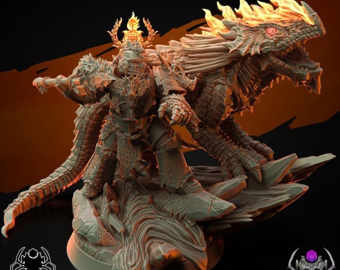 Flame Lizards Relic Keeper (2 options) • 32mm Grimdark - Sci-Fi Wargames & TTRPG | Eight Legs Miniatures mini
