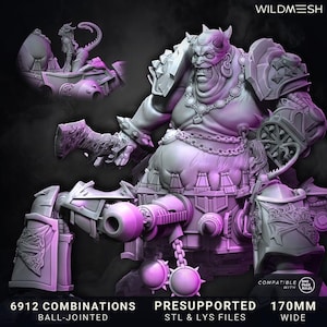 Chaos Excess - Corruptor - Modular - July 25 Release - Wildmesh Tabletop Wargaming for Grimdark Alternative OPR