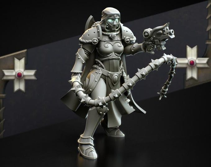 Widows of Regret Commander – Eight Legs Miniatures – Sci-Fi – Resin Unit