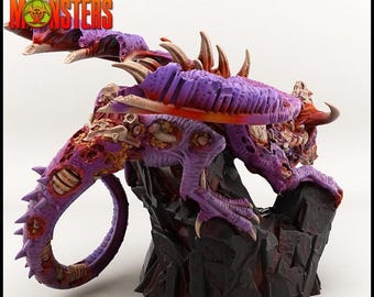 Zombie Dragon - Print Your Monsters - Fantasy D&D Pathfinder - Monster Miniature