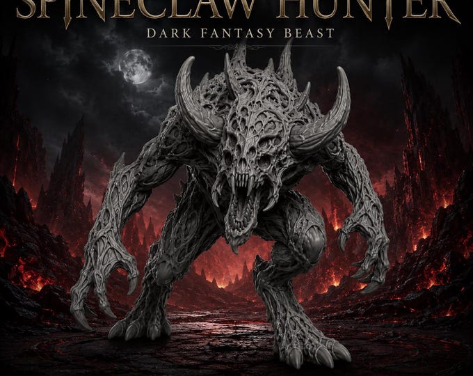 Spineclaw Hunter - HGM Exclusive Resin Dark Fantasy Monster Miniature