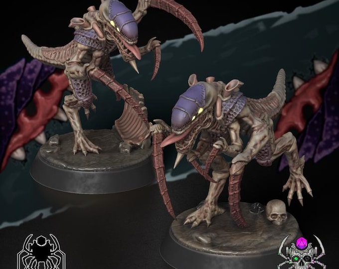 Clawed destroyers of The Hive - Eight Leg Miniatures - Tabletop Wargaming for Grimdark | Alternative  | OPR Sci-Fi mini