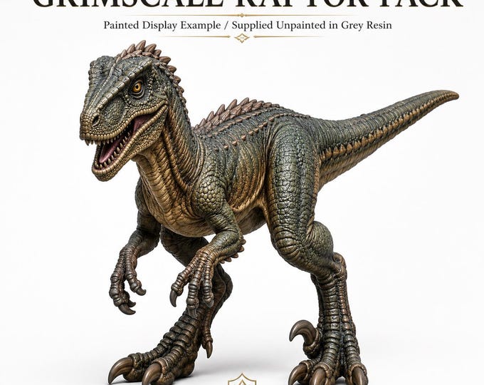 Grimscale Raptor Pack - HGM Exclusive Resin Fantasy Raptor Miniatures