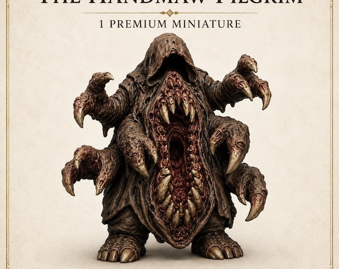 The Handmaw Pilgrim - HGM Exclusive Resin Dark Fantasy Encounter Monster Miniature