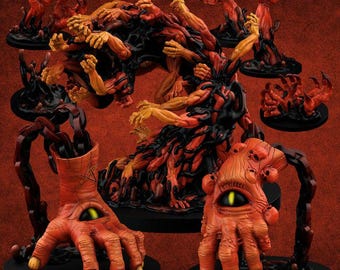 Infernal Hands Pack Options - PrintYourMonsters Licensed Resin Fantasy Horror Miniatures