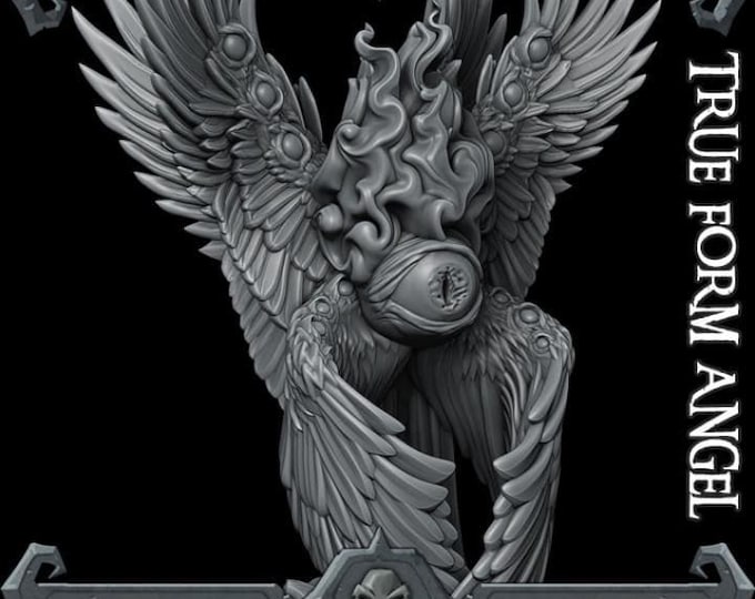 True Form Angel - Fantasy Miniature  - Rocket Pig Games - Tabletop Wargaming for Grimdark | OPR Sci-Fi & Fantasy Resin Mini