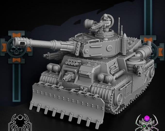 Imperial Guard Korps Of Ashes Universal War Machine Full Modular Kit – Eight Legs Miniatures – Sci-Fi – Resin Vehicle Kit