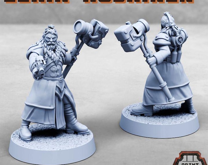 Koskinen Family Noora and Eerik - Print Minis Licensed 28-32mm Resin Character Set