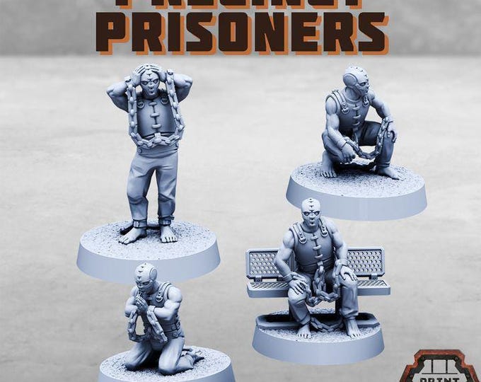 Rat Huntress and Giant Rat - Print Minis - Grimdark - Print Minis - Fantasy Resin Miniature