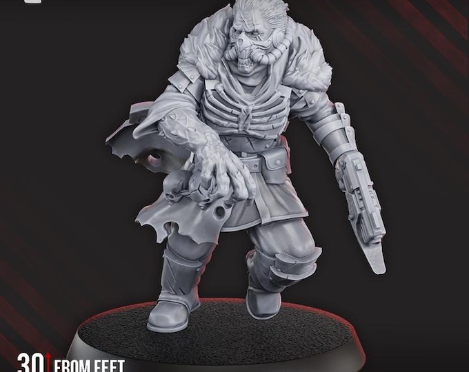 Vultures Gang Commander - DakkaDakka Licensed 28mm Resin Sci-Fi Miniature