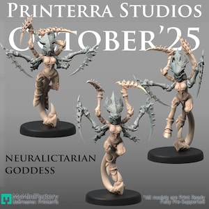 Neuralictarian - Printerra Studios - Sci-Fi Grimdark - Resin Miniature